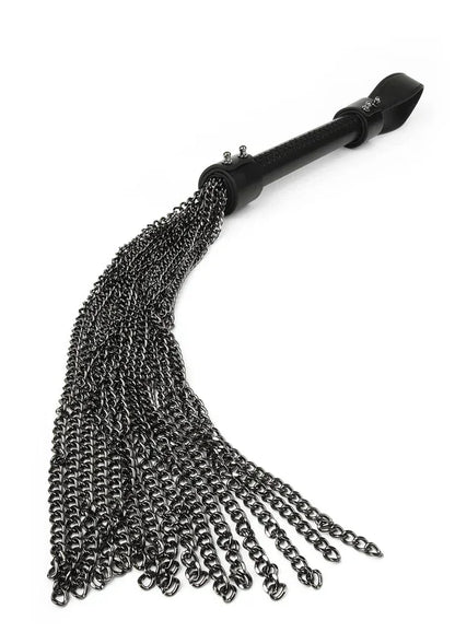 Genuine Leather Chain Whip by Hidden Desire - Happytoys Sexshop: Toys for Feeling Happy & Easy 😊 - Discreet geleverd