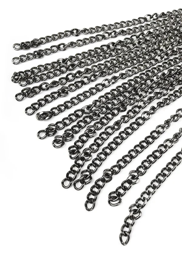 Genuine Leather Chain Whip by Hidden Desire - Happytoys Sexshop: Toys for Feeling Happy & Easy 😊 - Discreet geleverd