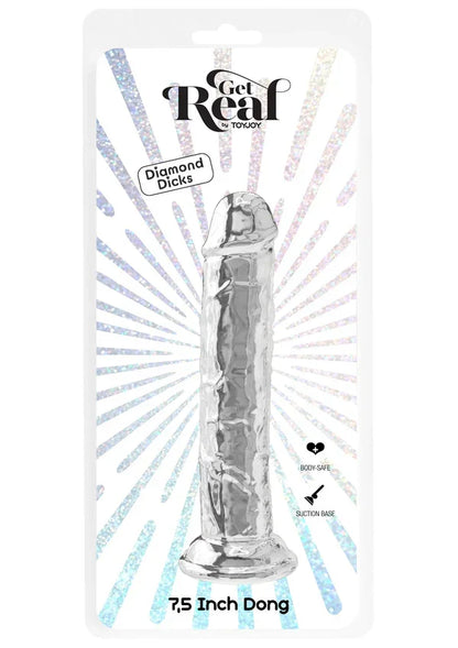 Get Real Clear Dong 7.5' by ToyJoy - Happytoys Sexshop: Toys for Feeling Happy & Easy 😊 - Discreet geleverd