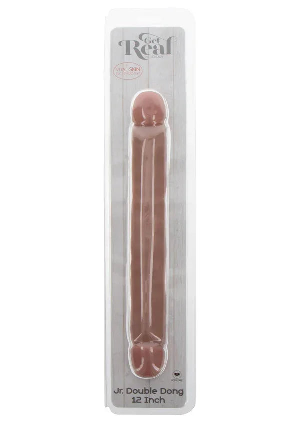 Get Real Junior Double Dong 12' by ToyJoy - Happytoys Sexshop: Toys for Feeling Happy & Easy 😊 - Discreet geleverd