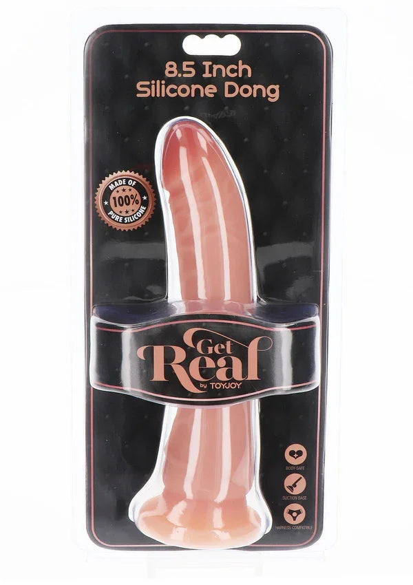 Get Real Silicone Dong 8.5' by ToyJoy - Happytoys Sexshop: Toys for Feeling Happy & Easy 😊 - Discreet geleverd