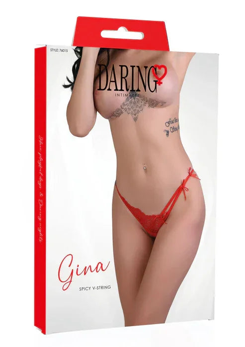 Gina spicy V-string by Daring Intimates - Happytoys Sexshop: Toys for Feeling Happy & Easy 😊 - Discreet geleverd