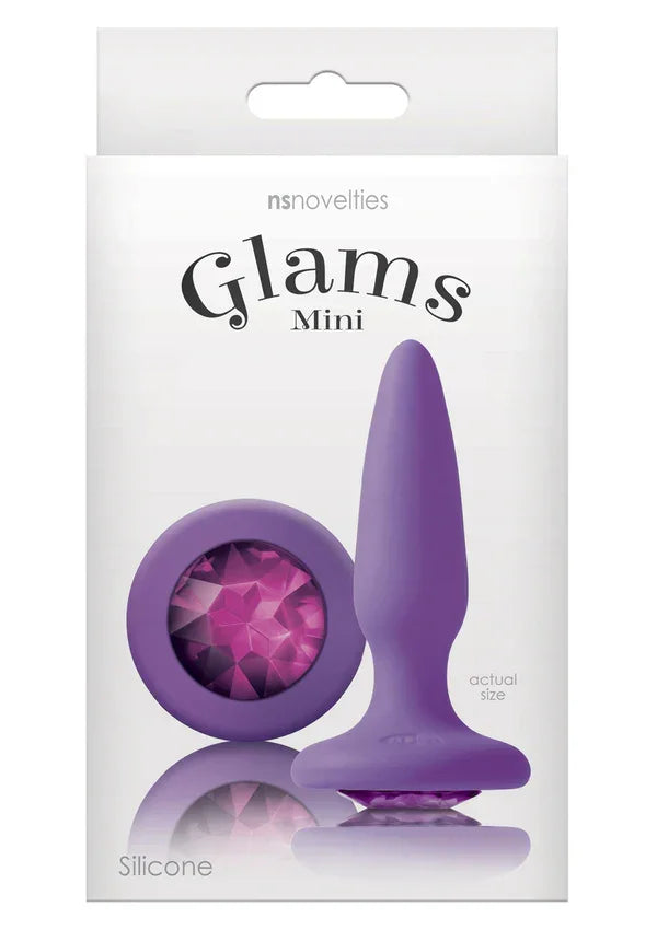 Glams Mini Rainbow Gem Purple by NS Novelties - Happytoys Sexshop: Toys for Feeling Happy & Easy 😊 - Discreet geleverd