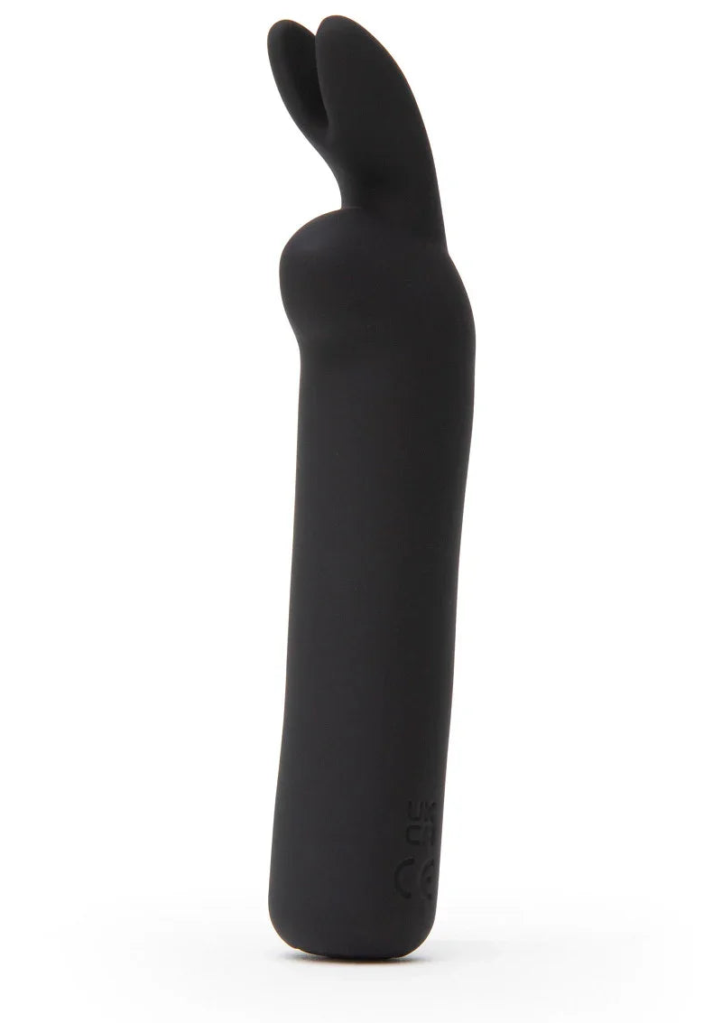 Rabbit Ears Bullet Vibrator black by Happy Rabbits - Happytoys Sexshop: Toys for Feeling Happy & Easy 😊 - Discreet geleverd