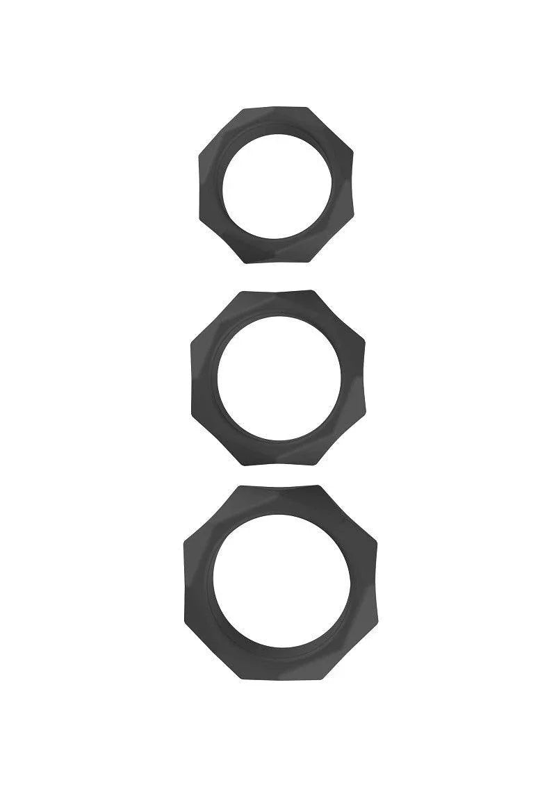 ♂ Hidden Desire Extreme Heavy C-Ring Set - Happytoys Sexshop: Toys for Feeling Happy & Easy 😊 - Discreet geleverd