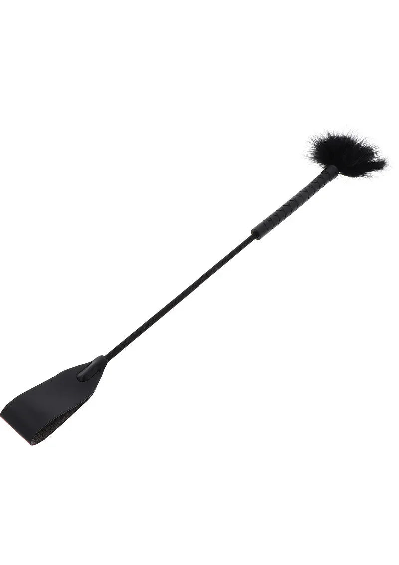 Hidden Desire Extreme Crop Whip & Feather Tickler - Happytoys Sexshop: Toys for Feeling Happy & Easy 😊 - Discreet geleverd