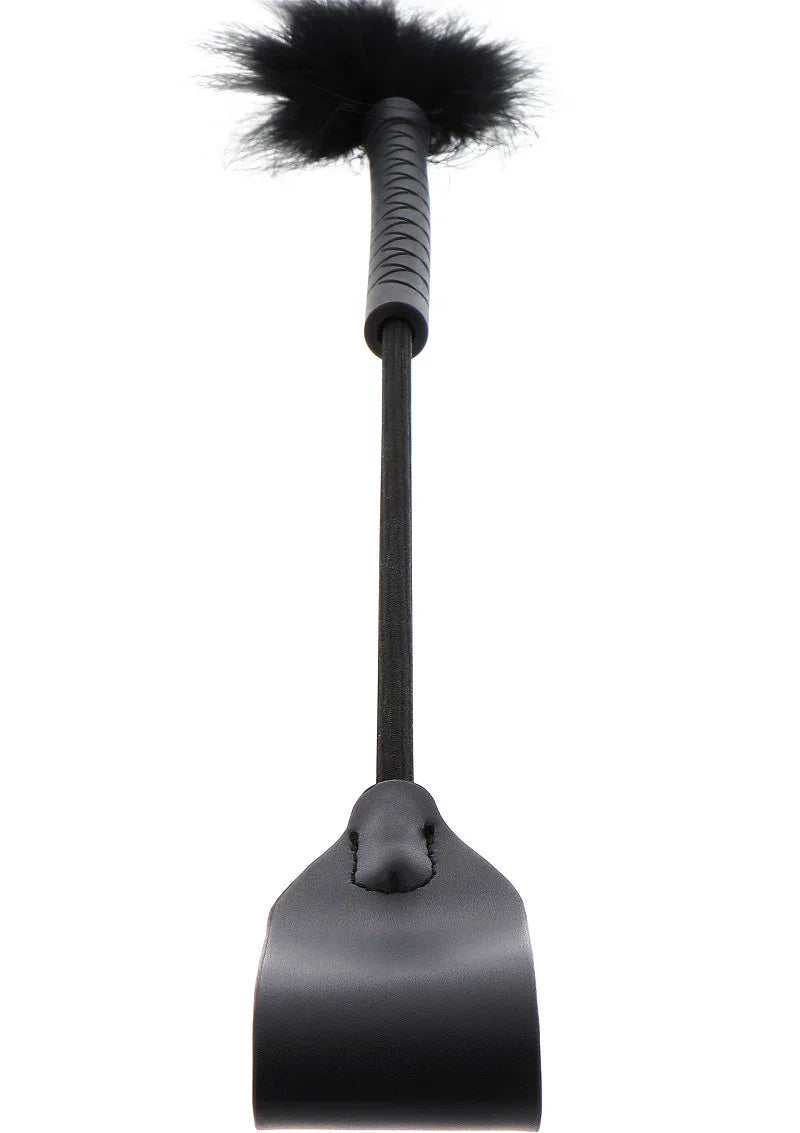 Hidden Desire Extreme Crop Whip & Feather Tickler - Happytoys Sexshop: Toys for Feeling Happy & Easy 😊 - Discreet geleverd