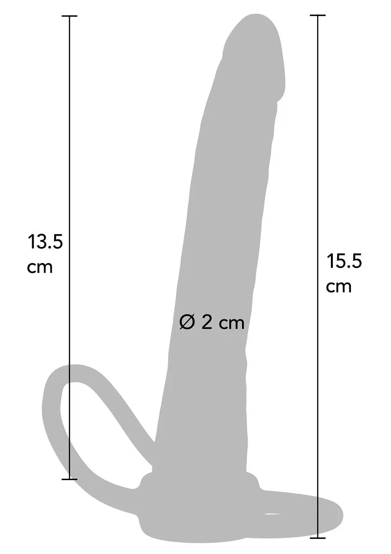 Extreme Double Trouble Anal Penetrator by Hidden Desire - Happytoys Sexshop: Toys for Feeling Happy & Easy 😊 - Discreet geleverd