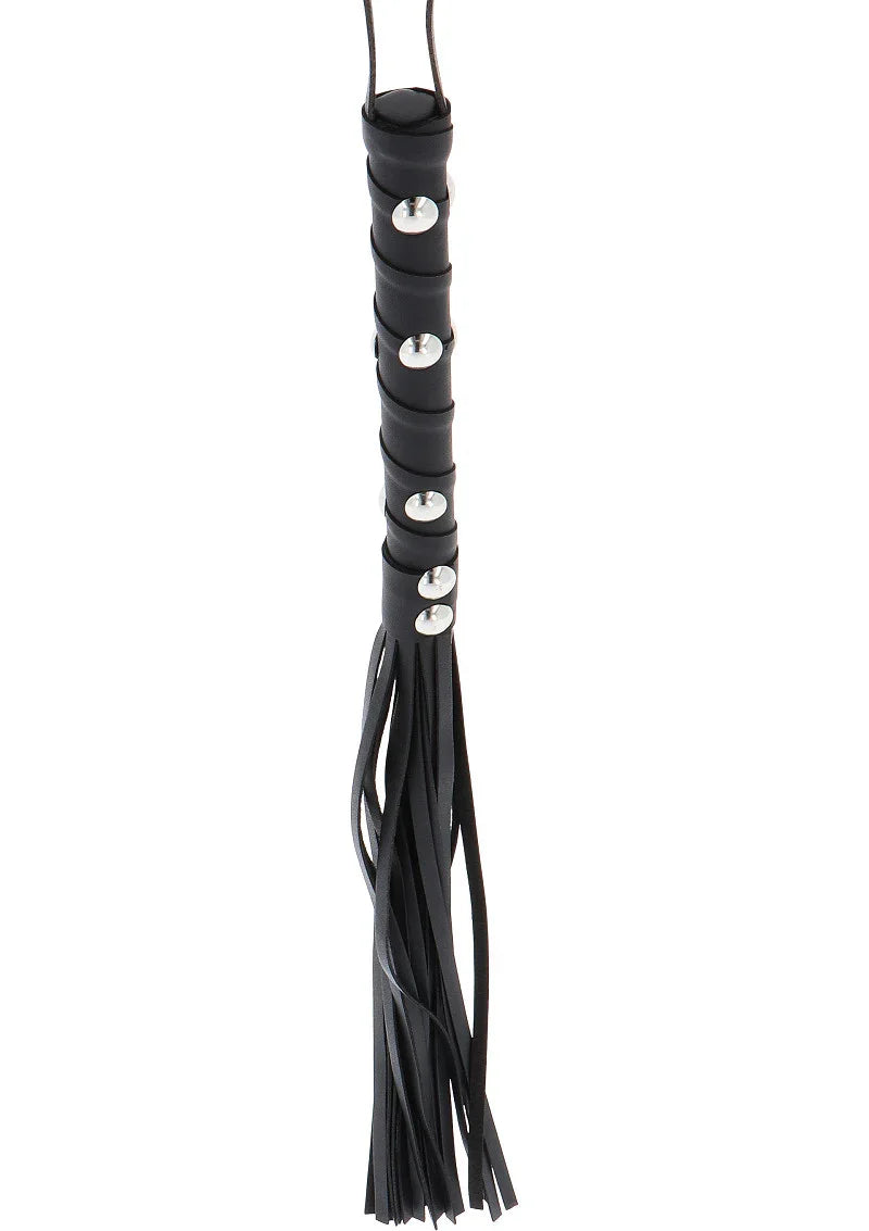 Extreme Short Studded Flogger Whip by Hidden Desire - Happytoys Sexshop: Toys for Feeling Happy & Easy 😊 - Discreet geleverd