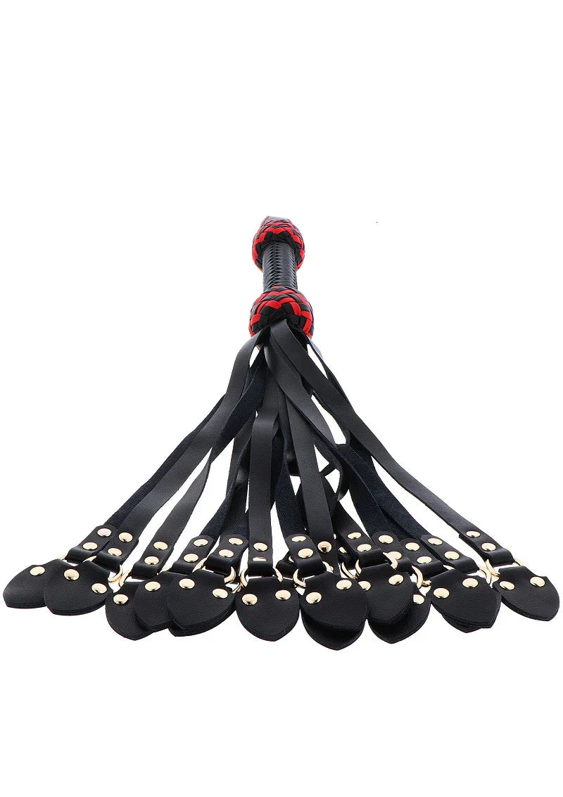 Masters Real Leather Cat-o-Nine Whip by Hidden Desire - Happytoys Sexshop: Toys for Feeling Happy & Easy 😊 - Discreet geleverd