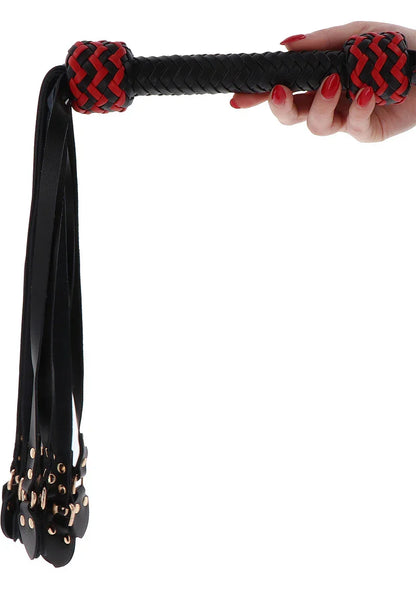 Masters Real Leather Cat-o-Nine Whip by Hidden Desire - Happytoys Sexshop: Toys for Feeling Happy & Easy 😊 - Discreet geleverd