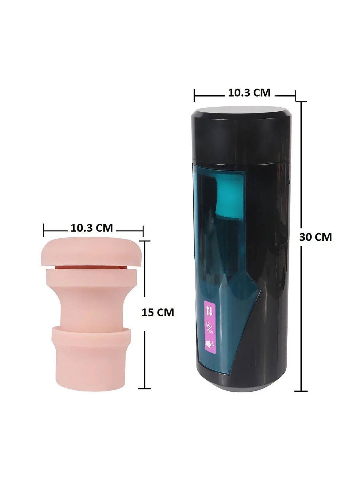 Hismith KlicLok Vibrating Stroker by HiSmith - Happytoys Sexshop: Toys for Feeling Happy & Easy 😊 - Discreet geleverd