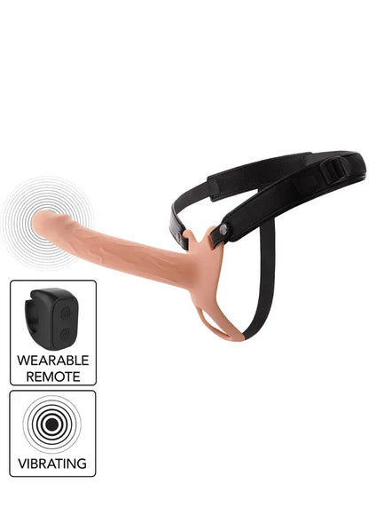 Hollow Penis Strapon Vibrating 20cm Skin by Hidden Desire - Happytoys Sexshop: Toys for Feeling Happy & Easy 😊 - Discreet geleverd