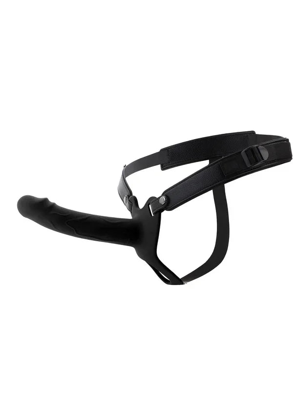 Hollow Penis Strapon 18cm Black by Hidden Desire - Happytoys Sexshop: Toys for Feeling Happy & Easy 😊 - Discreet geleverd