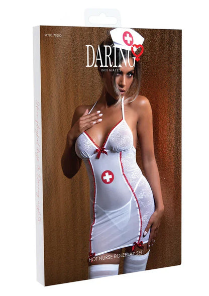 Hot Nurse Roleplay Set by Daring Intimates - Happytoys Sexshop: Toys for Feeling Happy & Easy 😊 - Discreet geleverd