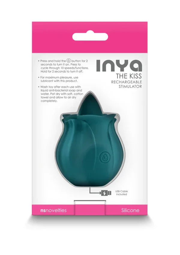 INYA The Kiss Green by NS Novelties - Happytoys Sexshop: Toys for Feeling Happy & Easy 😊 - Discreet geleverd