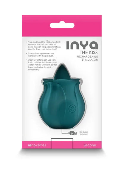INYA The Kiss Green by NS Novelties - Happytoys Sexshop: Toys for Feeling Happy & Easy 😊 - Discreet geleverd