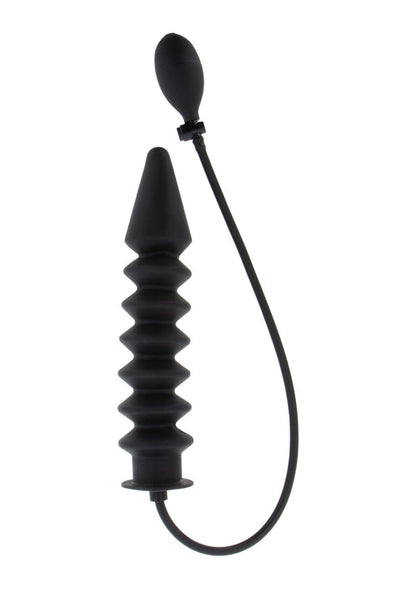Inflatable Ribbed Plug Expert Buttplug by Hidden Desire Extreme