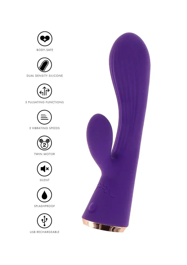 Iris Rabbit Vibrator by ToyJoy - Happytoys Sexshop: Toys for Feeling Happy & Easy 😊 - Discreet geleverd