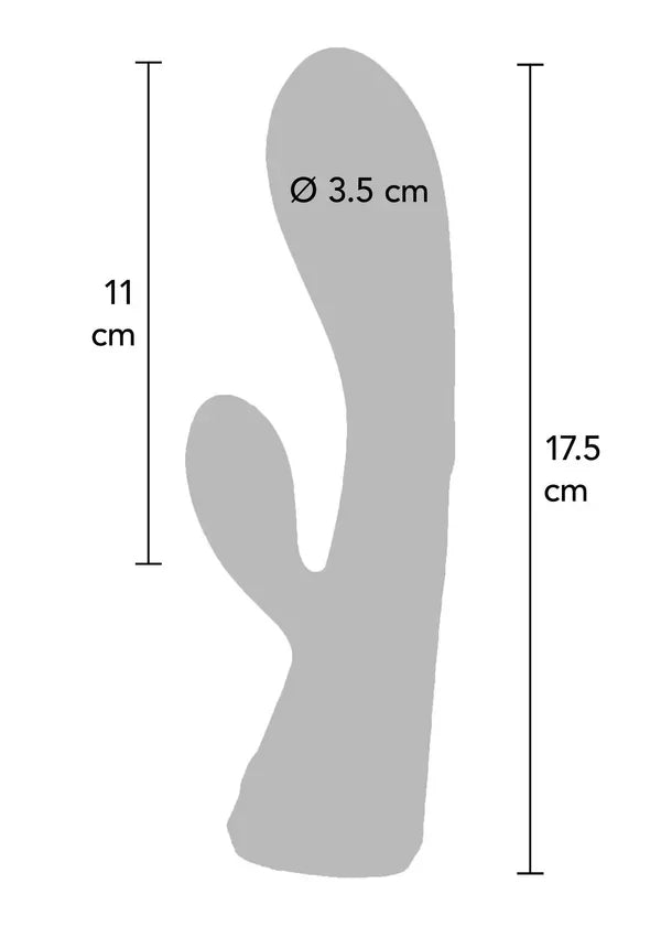 Iris Rabbit Vibrator by ToyJoy - Happytoys Sexshop: Toys for Feeling Happy & Easy 😊 - Discreet geleverd