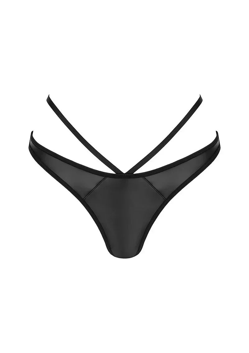 Blackelia String L/XL by Kotek - Happytoys Sexshop: Toys for Feeling Happy & Easy 😊 - Discreet geleverd