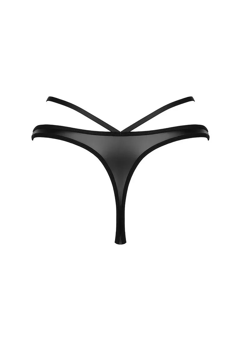 Blackelia String L/XL by Kotek - Happytoys Sexshop: Toys for Feeling Happy & Easy 😊 - Discreet geleverd