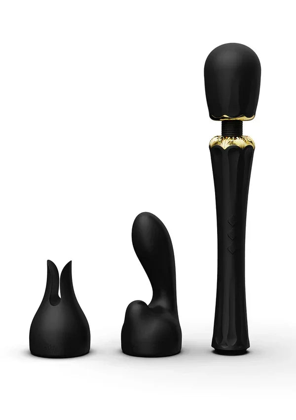Kyro Wand Vibrator (Black) by Zalo - Happytoys Sexshop: Toys for Feeling Happy & Easy 😊 - Discreet geleverd