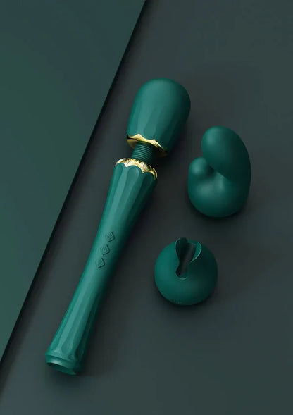 Kyro Wand Vibrator (Green) by Zalo - Happytoys Sexshop: Toys for Feeling Happy & Easy 😊 - Discreet geleverd