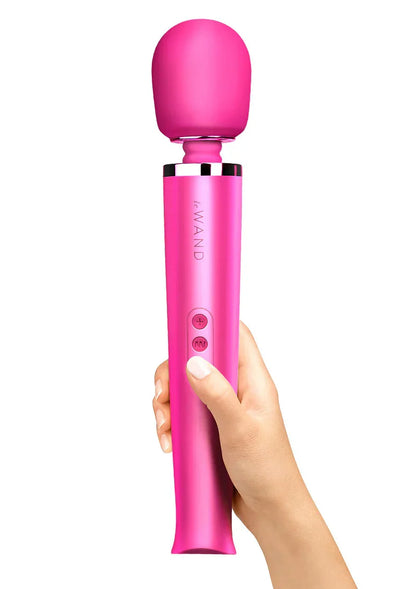 Le Wand Rechargeable Massager Pink By Le Wand - Happytoys Sexshop: Toys for Feeling Happy & Easy 😊 - Discreet geleverd