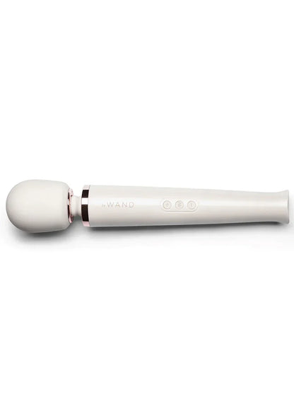 Rechargeable Massager White by Le Wand - Happytoys Sexshop: Toys for Feeling Happy & Easy 😊 - Discreet geleverd