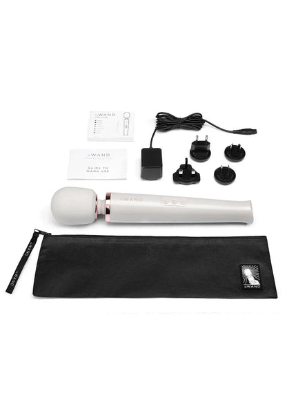 Rechargeable Massager White by Le Wand - Happytoys Sexshop: Toys for Feeling Happy & Easy 😊 - Discreet geleverd