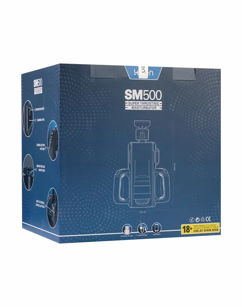 SM 500 - Super Thrusting Masturbator with Telephone Mount by Leten - Happytoys Sexshop: Toys for Feeling Happy & Easy 😊 - Discreet geleverd