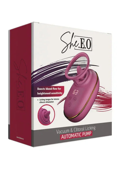 Licking Clitoral Automatic Pump by She.EO