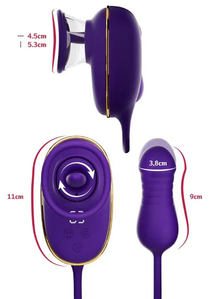 Licking Clitoral Pump & Anal Stimulator by She.E.O.