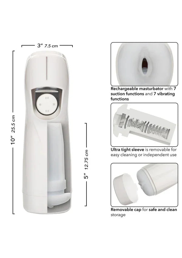 Lifelike Pulsar Stroker by CalExotics - Happytoys Sexshop: Toys for Feeling Happy & Easy 😊 - Discreet geleverd