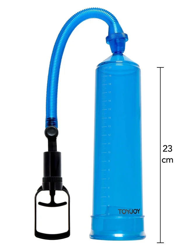 Manpower Power Pump Blue by ToyJoy - Happytoys Sexshop: Toys for Feeling Happy & Easy 😊 - Discreet geleverd