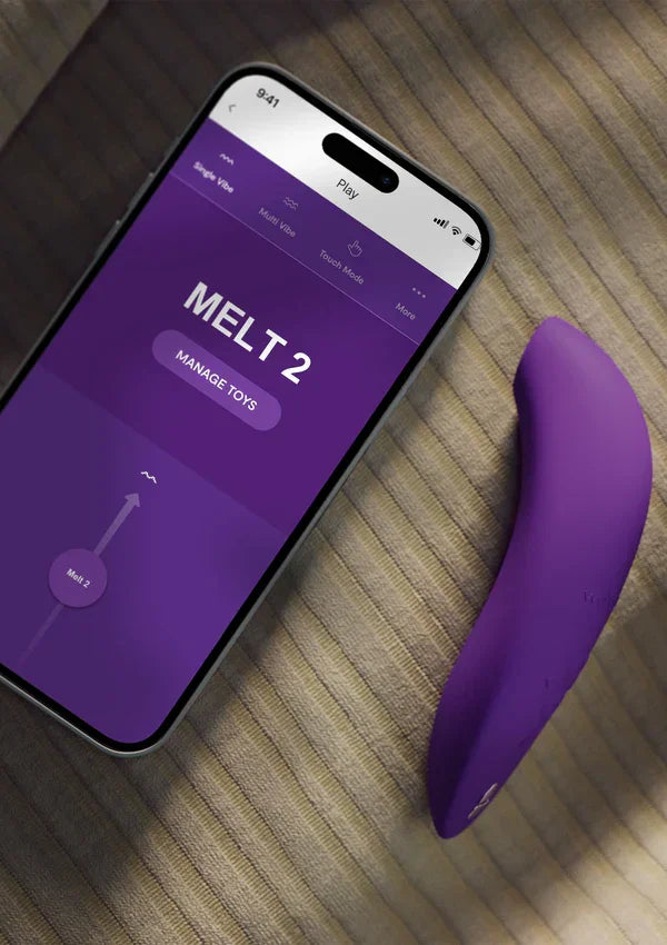 Melt 2 Airpressure Vibrator Purple by WeVibe - Happytoys Sexshop: Toys for Feeling Happy & Easy 😊 - Discreet geleverd