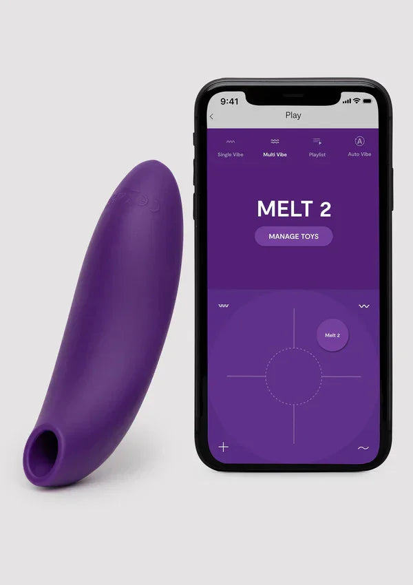 Melt 2 Airpressure Vibrator Purple by WeVibe - Happytoys Sexshop: Toys for Feeling Happy & Easy 😊 - Discreet geleverd