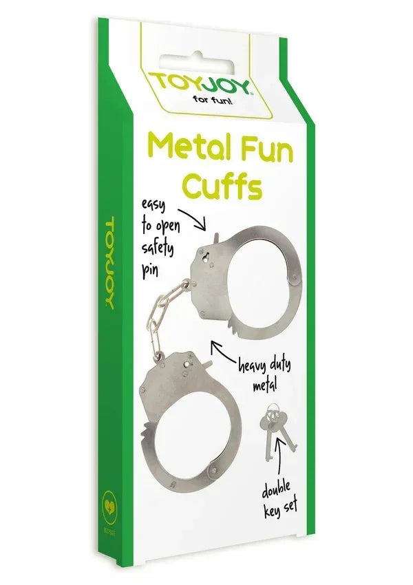 Metal Handcuffs Rose Gold by ToyJoy - Happytoys Sexshop: Toys for Feeling Happy & Easy 😊 - Discreet geleverd