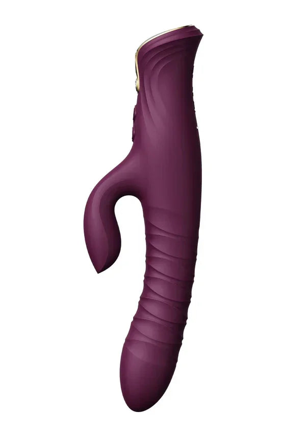 Mose Rabbit Thruster+Heating Purple By Zalo - Happytoys Sexshop: Toys for Feeling Happy & Easy 😊 - Discreet geleverd