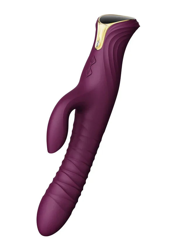 Mose Rabbit Thruster+Heating Purple By Zalo - Happytoys Sexshop: Toys for Feeling Happy & Easy 😊 - Discreet geleverd