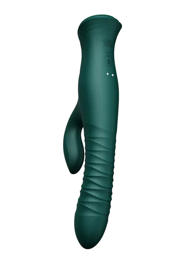 Mose Rabbit Thruster+Heating Green By Zalo - Happytoys Sexshop: Toys for Feeling Happy & Easy 😊 - Discreet geleverd