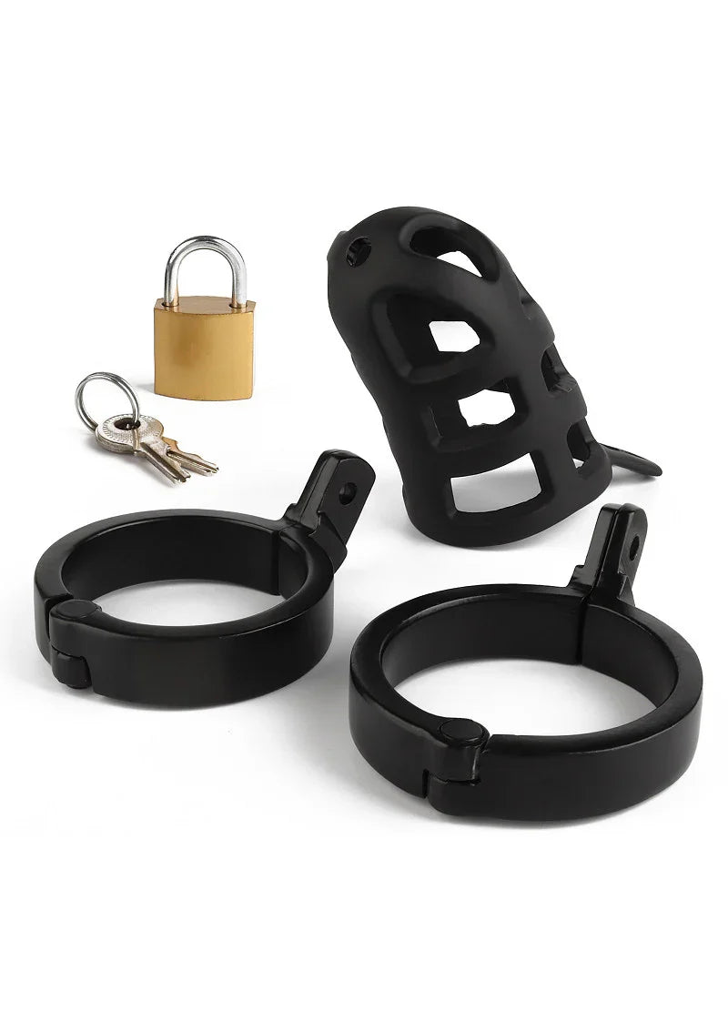Brutal Chastity Cage by Mr. Steel - Happytoys Sexshop: Toys for Feeling Happy & Easy 😊 - Discreet geleverd