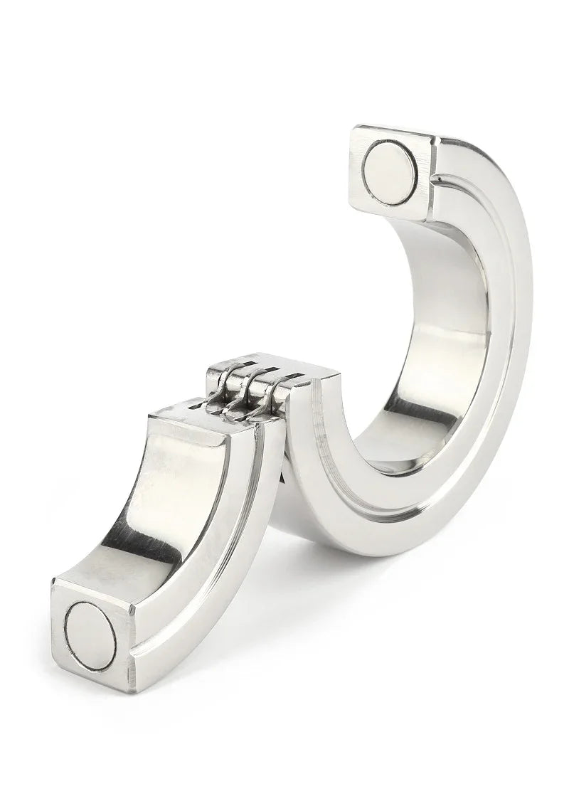 ♂ Mr. Steel Hinged Magnetic Cockring 40mm - Happytoys Sexshop: Toys for Feeling Happy & Easy 😊 - Discreet geleverd