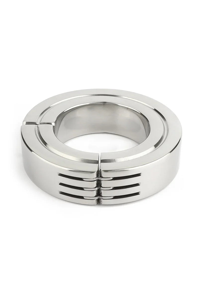 ♂ Mr. Steel Hinged Magnetic Cockring 40mm - Happytoys Sexshop: Toys for Feeling Happy & Easy 😊 - Discreet geleverd