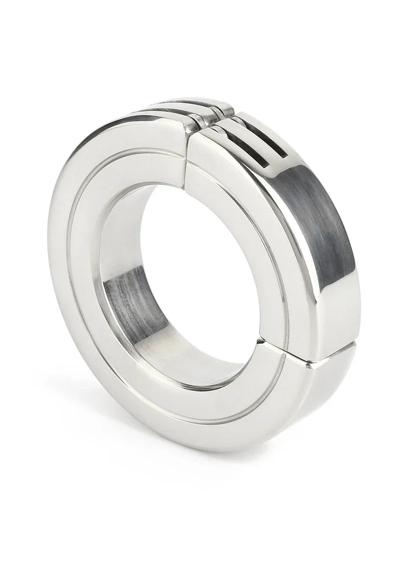 ♂ Mr. Steel Hinged Magnetic Cockring 45mm - Happytoys Sexshop: Toys for Feeling Happy & Easy 😊 - Discreet geleverd