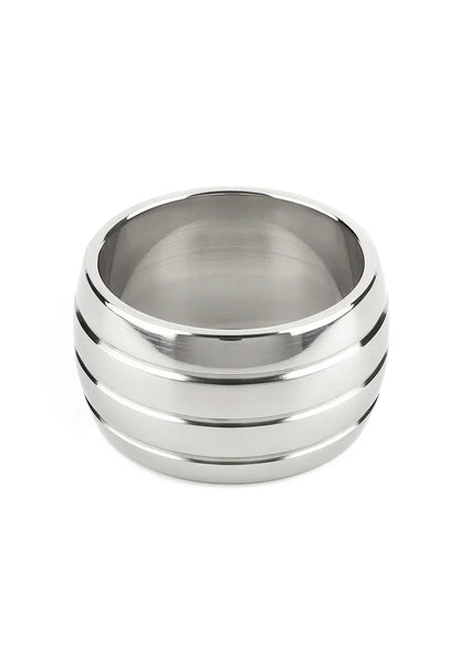 ♂ Mr. Steel Oval Barrel C-Ring 45mm - Happytoys Sexshop: Toys for Feeling Happy & Easy 😊 - Discreet geleverd