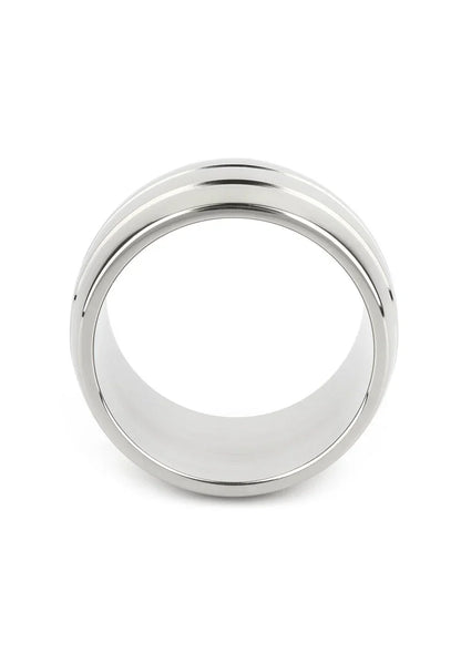♂ Mr. Steel Oval Barrel C-Ring 45mm - Happytoys Sexshop: Toys for Feeling Happy & Easy 😊 - Discreet geleverd