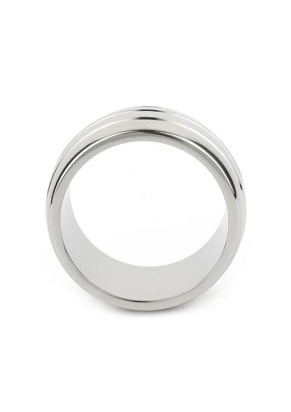 ♂ Mr. Steel Oval Barrel C-Ring 50mm - Happytoys Sexshop: Toys for Feeling Happy & Easy 😊 - Discreet geleverd