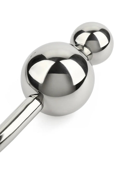Anal Hook Double Balls 25+40mm by Mr. Steel - Happytoys Sexshop: Toys for Feeling Happy & Easy 😊 - Discreet geleverd
